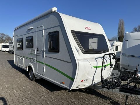 Caravan LMC Sassino 460 E Mover Markise Fahrradträger