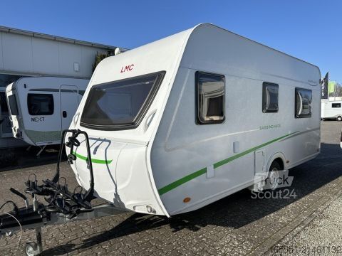 Caravan LMC Sassino 460 E Mover Markise Fahrradträger