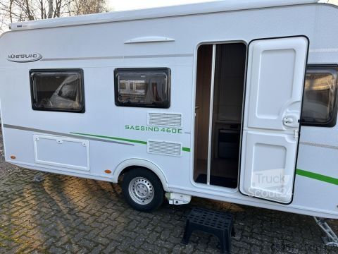 Caravan LMC Sassino 460 E Mover Markise Fahrradträger