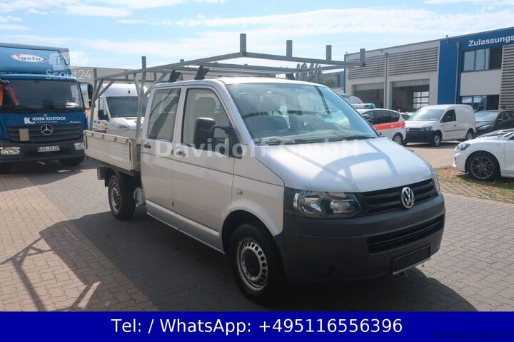 Fourgon pick-up VW Nr.203 T5 Pritsche DoKa 2.Hand / AHK /