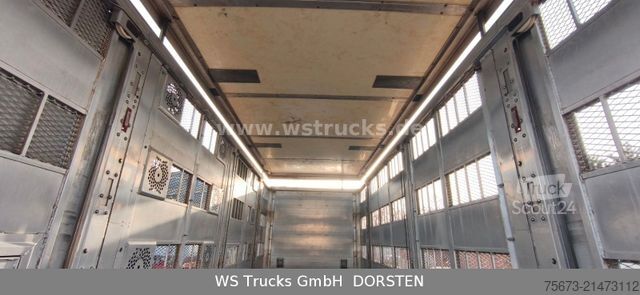 Φορτηγό μεταφοράς ζώων SCANIA R 580 V8 Menke-Janzen 3 Stock Hubdach Tränken