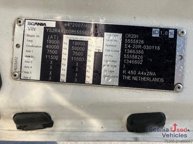 Standardowy ciągnik siodłowy Scania R 450 A4x2NA 4 Balg HA !