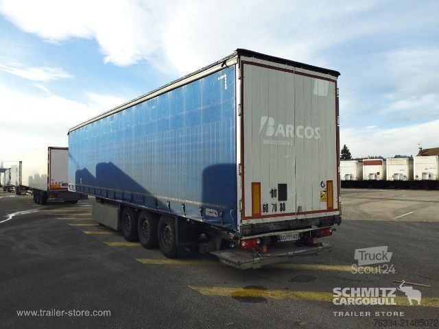 Odprta polprikolica s ponjavo Schmitz Cargobull Semitrailer Curtainsider Standard Hayon