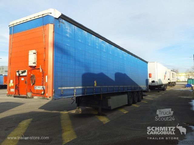 Odprta polprikolica s ponjavo Schmitz Cargobull Semitrailer Curtainsider Standard Hayon