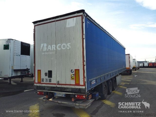 Odprta polprikolica s ponjavo Schmitz Cargobull Semitrailer Curtainsider Standard Hayon
