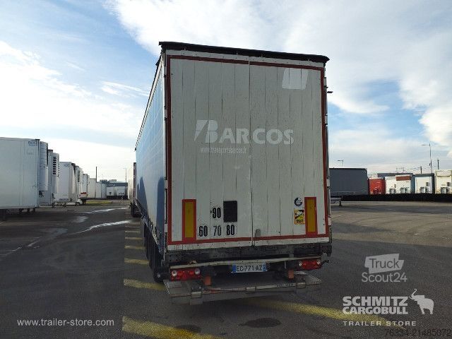 Odprta polprikolica s ponjavo Schmitz Cargobull Semitrailer Curtainsider Standard Hayon