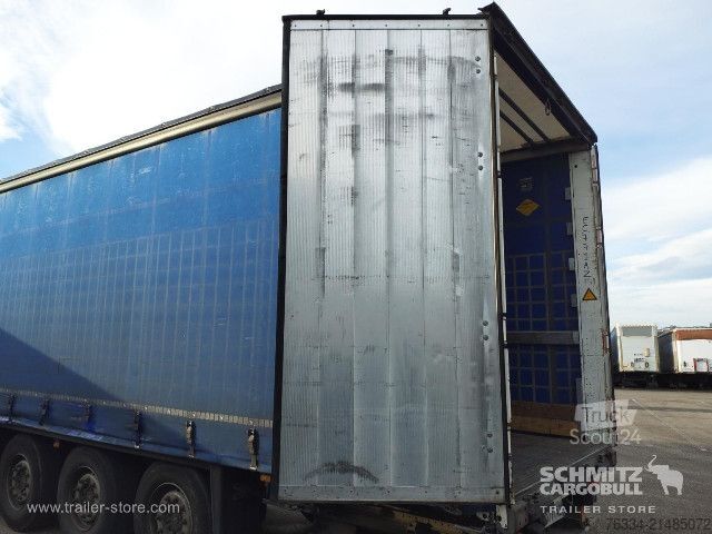 Odprta polprikolica s ponjavo Schmitz Cargobull Semitrailer Curtainsider Standard Hayon