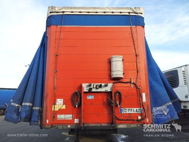 Odprta polprikolica s ponjavo Schmitz Cargobull Semitrailer Curtainsider Standard Hayon