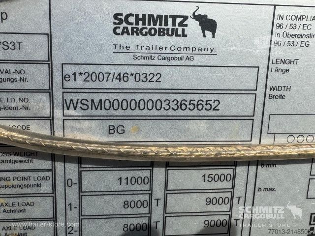 Odprta polprikolica s ponjavo Schmitz Cargobull Curtainsider Standard