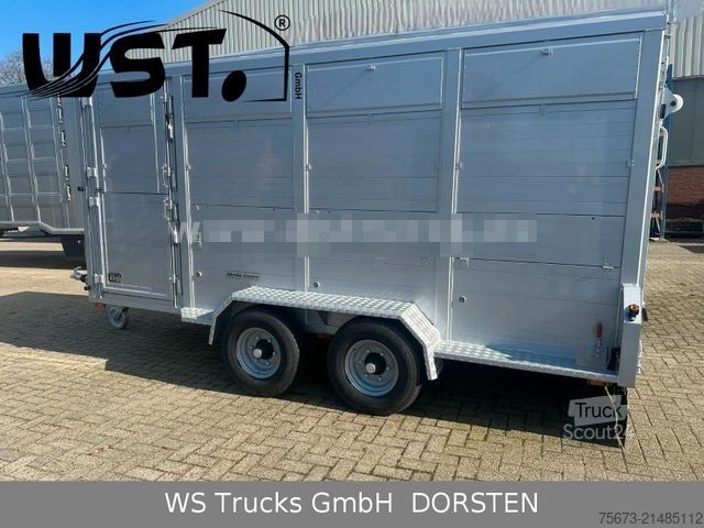 Ремарке за превоз на коне MENKE-JANZEN Menke 4,50 m 3,5 to Vollalu " Neu" Viehanhänger