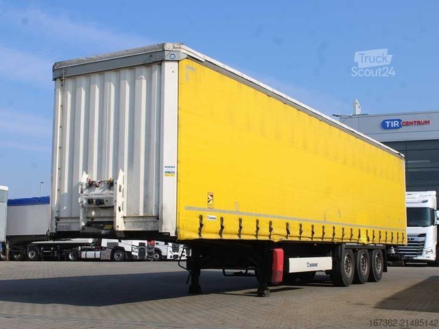 Avoin puoliperävaunu pressulla KRONE SD, MULTILOCK