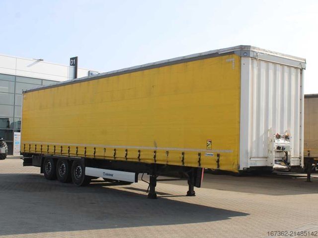 Avoin puoliperävaunu pressulla KRONE SD, MULTILOCK