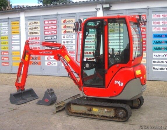  Yanmar SV 18 * 2x Löffel * vgl. 15 16 17