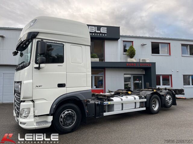 Kamyon şasisi DAF XF 480 6x2 BDF-SDG/ Multiwechsler*Lenkachse*