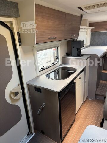 Camping-car semi-intégré ETRUSCO V 6.6SB,Stanklima,Wechselrichter.,Solar, AHK, TV