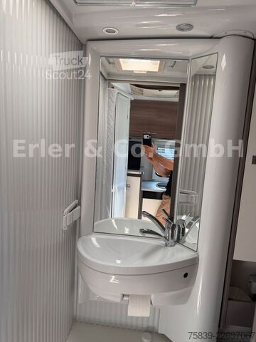 Camping-car semi-intégré ETRUSCO V 6.6SB,Stanklima,Wechselrichter.,Solar, AHK, TV