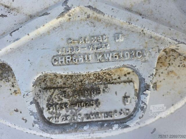 Silo yarı römork SPITZER 55 cbm 6 Kammern, 6 Dockdeckel,  ALCOA LM