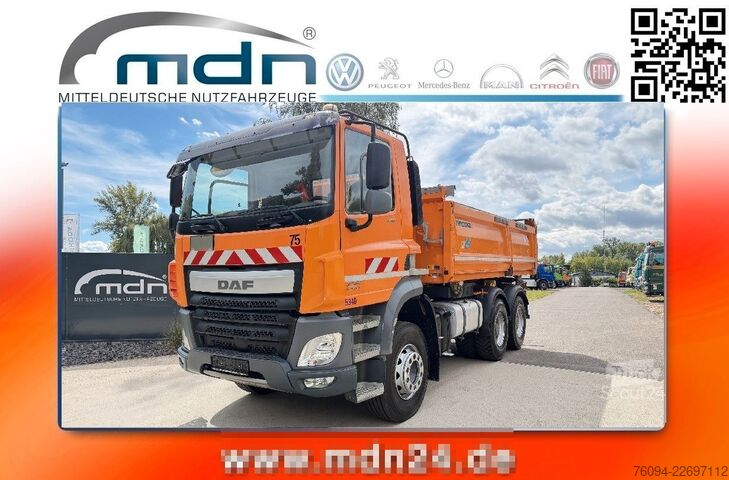 Dreiseitenkipper LKW DAF CF 460 6x4 MEILLER Kipper Bordmatik AHK
