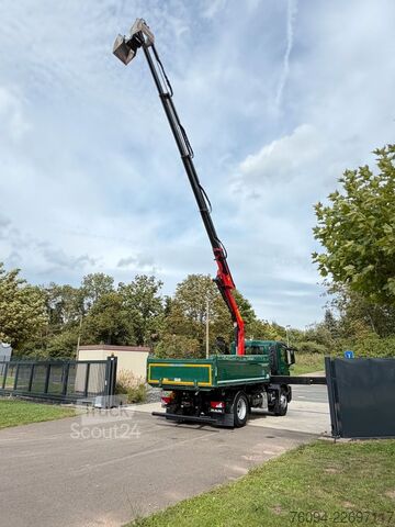 Autokran MAN TGM 18.320 4x2 Kipper KRAN 15m FUNK AHK