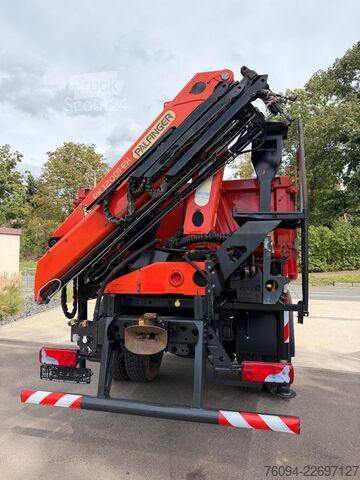 Jeřáb na nákladním automobilu MAN TGM 18.290 4x4 Kipper KRAN 14m FUNK AHK