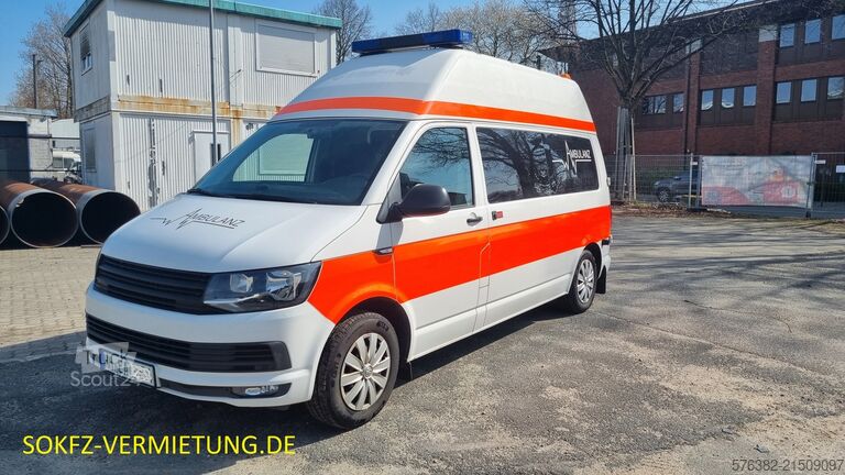 κλειστό βαν VW T6 Krankenwagen Rettungwagen