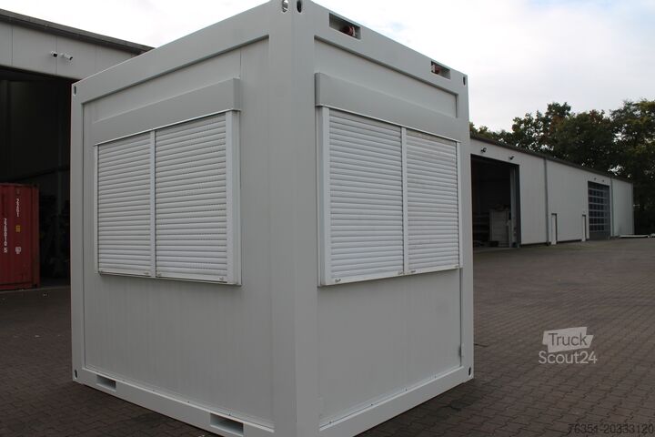 10 ft. kantoorcontainer, gebruikt  