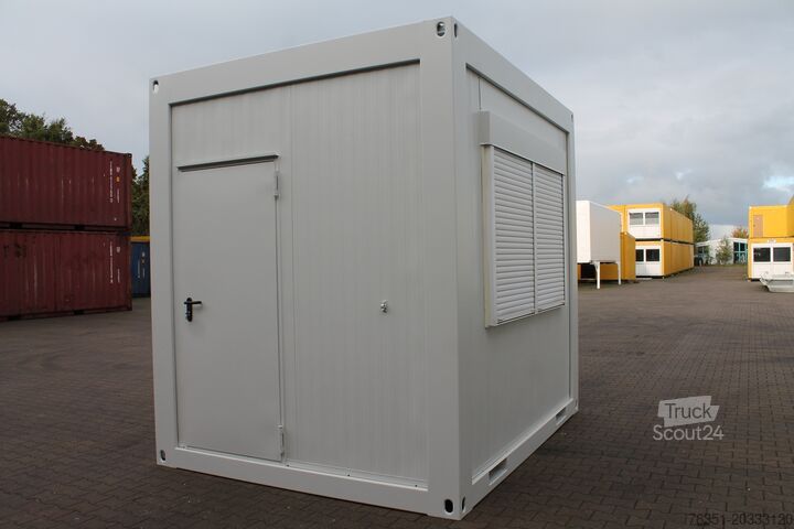 10 ft. kantoorcontainer, gebruikt  