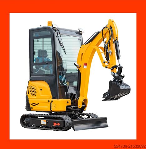 Compact excavator, digger, mini excavator 1.8 t Löwe Bremen GmbH ES-1800