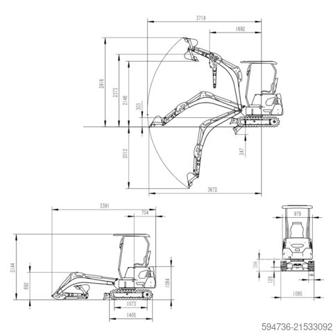 Mini bager Löwe Bremen GmbH ES-1800