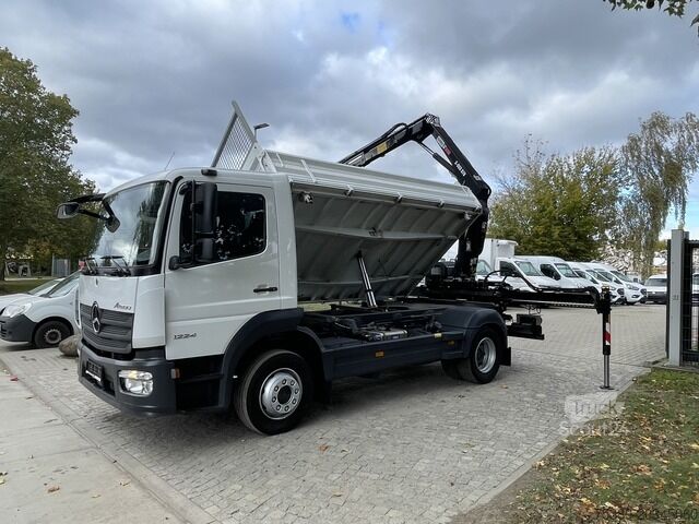 Trīspusējs kravas pašizgāzējs mercedes-benz Atego 1224 Dreiseitenkipper Kran Greifer *Klima*