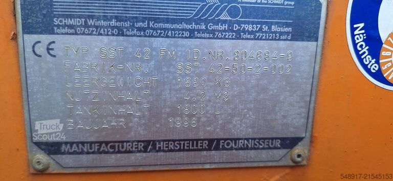 Espalhador  winterdienstaufbau