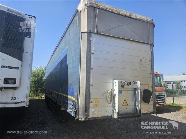 Open oplegger met zeil Schmitz Cargobull Semitrailer Curtainsider Mega