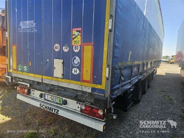Open oplegger met zeil Schmitz Cargobull Semitrailer Curtainsider Mega