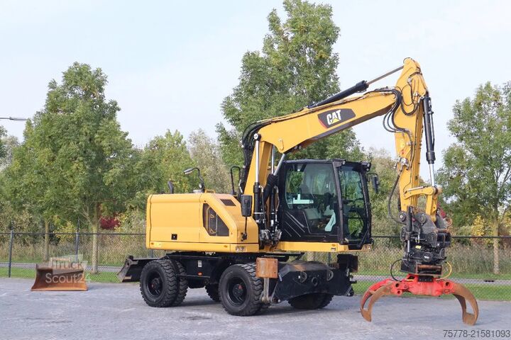 Radbagger Caterpillar M314 07A | ELEVATING GRAB | ROTOTILT | BSS | GR...