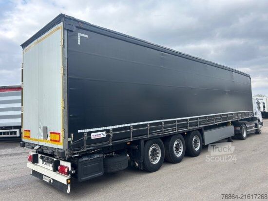 Open semitrailer with tarp SCHMITZ SCB S3T, VARIOS, LIFTACHSE, EDSCHA-VERDECK,