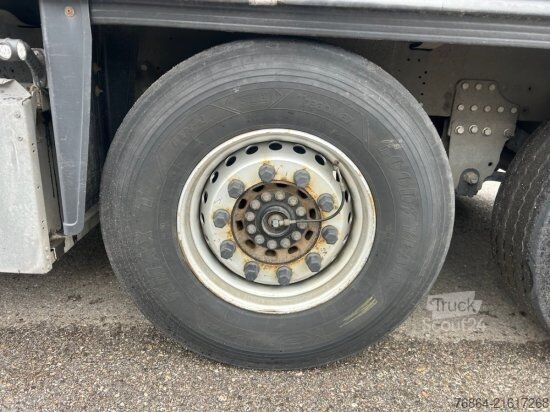 Open semitrailer with tarp SCHMITZ SCB S3T, VARIOS, LIFTACHSE, EDSCHA-VERDECK,