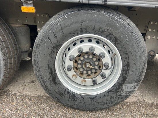 Open semitrailer with tarp SCHMITZ SCB S3T, VARIOS, LIFTACHSE, EDSCHA-VERDECK,