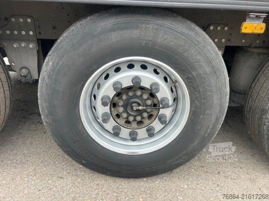 Open semitrailer with tarp SCHMITZ SCB S3T, VARIOS, LIFTACHSE, EDSCHA-VERDECK,