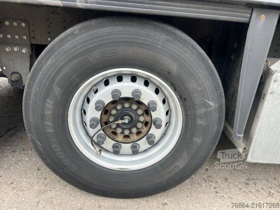 Open semitrailer with tarp SCHMITZ SCB S3T, VARIOS, LIFTACHSE, EDSCHA-VERDECK,