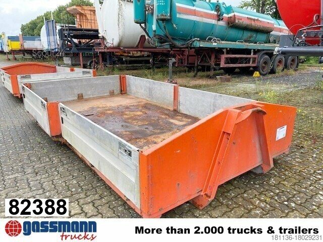 Kampós konténer City-Abrollcontainer mit Alu-Bordwänden ca. 5m³