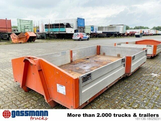 Kampós konténer City-Abrollcontainer mit Alu-Bordwänden ca. 5m³