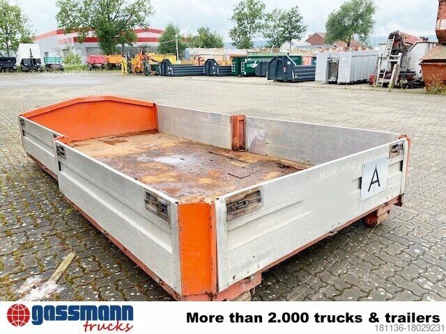 Kampós konténer City-Abrollcontainer mit Alu-Bordwänden ca. 5m³