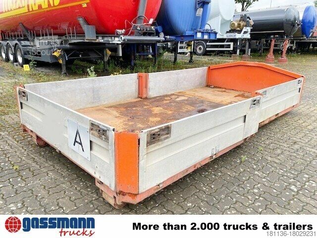 Kampós konténer City-Abrollcontainer mit Alu-Bordwänden ca. 5m³