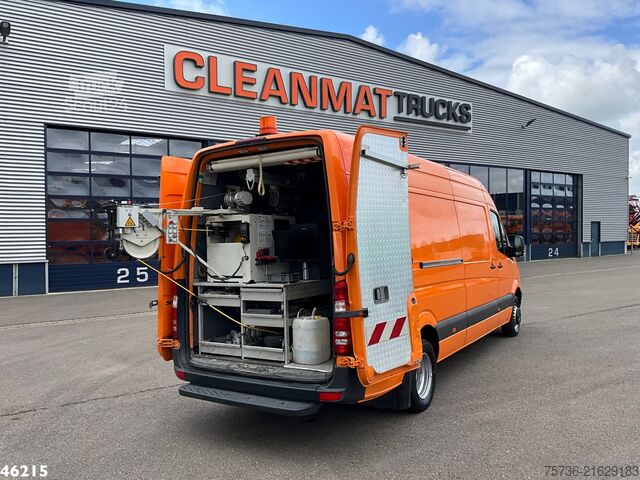 Zuigvoertuig Mercedes-Benz Sprinter 516 CD Camerawagen / Inspectie / Diagnose