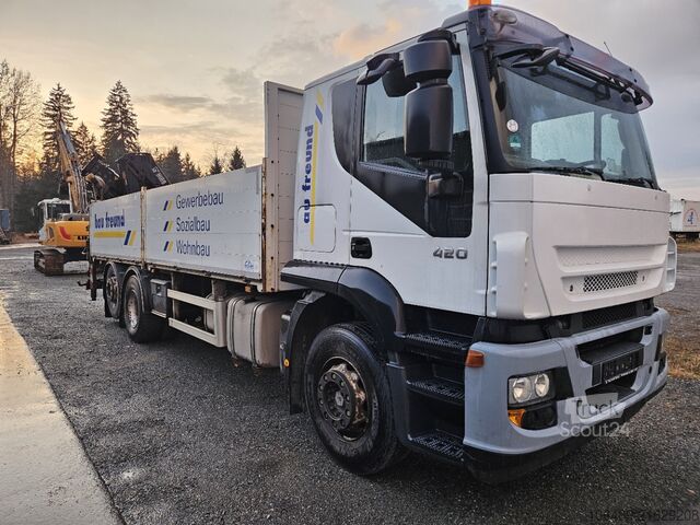 Kippiauto Iveco AT 260S42Y 7PS Kran+FUNK Hiab 166 E-4H