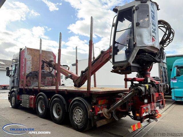 Houtvoertuig Scania R620 V8 8x4, Kesla 2012T