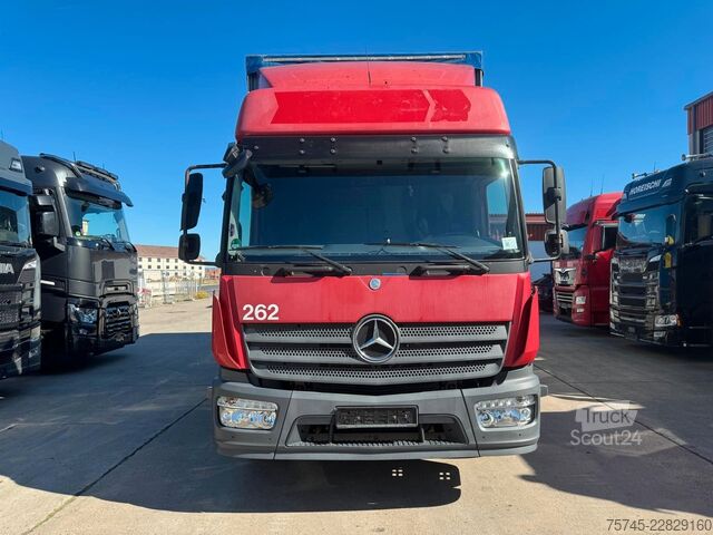 Avolavetta pressupeitolla MERCEDES-BENZ ATEGO 1530**HOCHDACH*2 X LIEGE*KLIMA*2,95 H