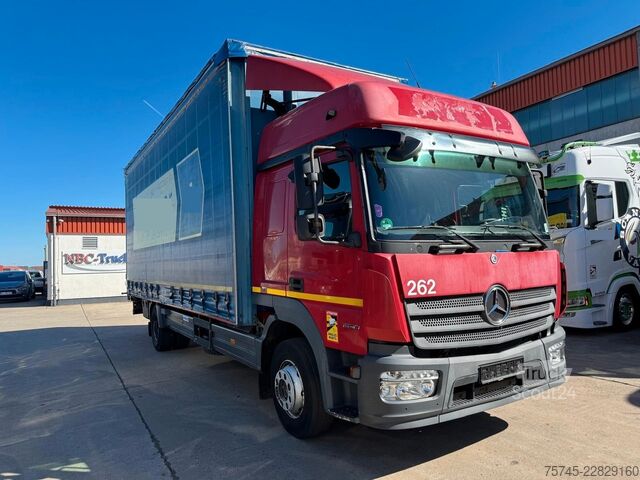 Avolavetta pressupeitolla MERCEDES-BENZ ATEGO 1530**HOCHDACH*2 X LIEGE*KLIMA*2,95 H