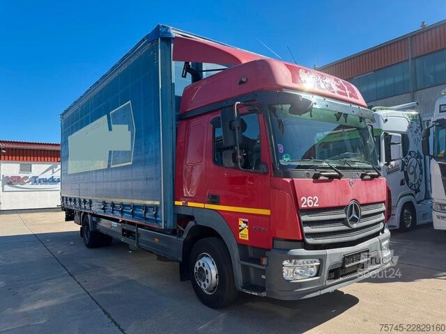 Avolavetta pressupeitolla MERCEDES-BENZ ATEGO 1530**HOCHDACH*2 X LIEGE*KLIMA*2,95 H