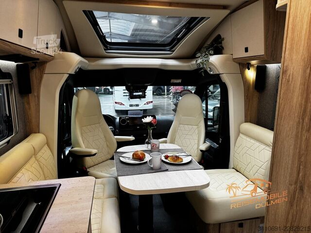 Halvintegreret autocamper EURAMOBIL Xtura XT 686 EF FAS 4xPakete AHK Diesel Heizung
